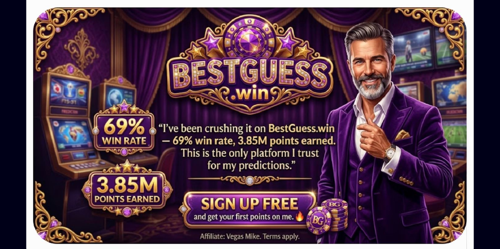 BestGuess.win affiliate creative